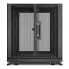 APC NetShelter SX, serveru skapja korpuss, 12U, melns, 658A x 600P x 900D mm