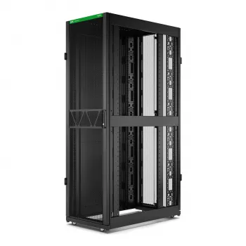 APC Netshelter SX Gen2 AR3100B2 - 42U, 1991h x 600w x 1070d mm, ar sānu paneļiem, melns