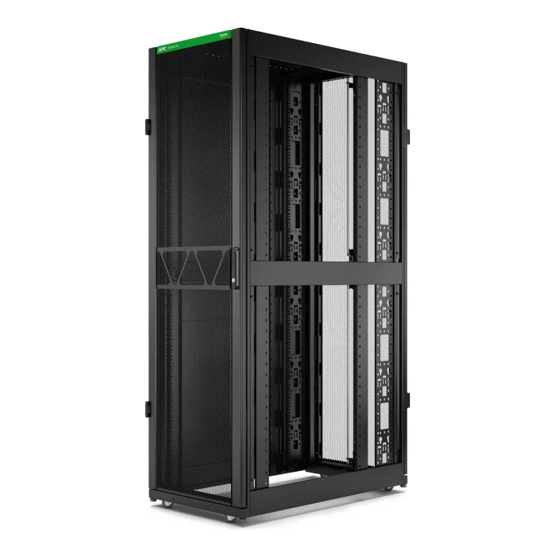 APC Netshelter SX Gen2 AR3100B2 - 42U, 1991h x 600w x 1070d mm, ar sānu paneļiem, melns
