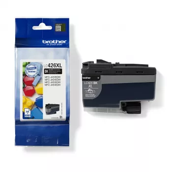 Oriģinālā Brother tintes kasetne LC-428XLBKP priekš MFC-J5955x/MFC-J6955x/MFC-J6957x/HL-J601 — Melna, ~3000 lapas