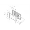 Multibrackets M VESA Super plāns Tilt & Turn HD, 52 kg, 101.6 cm (40 collas), 2.16 m (85 collas), 100 x 100 mm, 400 x 400 mm, 0 - 7°