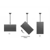 Multibrackets M Public Ceilingmount Medium Single 3000, 30 kg, 81.3 cm (32 collas), 139.7 cm (55 collas), 200 x 100 mm, 400 x 400 mm, 860 - 3130 mm