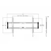 Multibrackets M universāls sienas stiprinājums Fixed Large melns