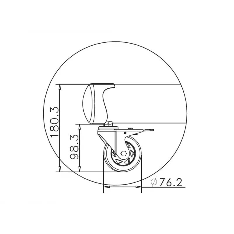 Multibrackets M Public Floorstand Basic 180 ar plauktu un kameras turētāju