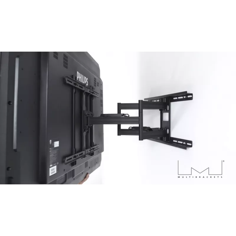 Stiprinājuma kronšteins Multibrackets M Universal Flexarm Pro 60 kg lieljaudas melns