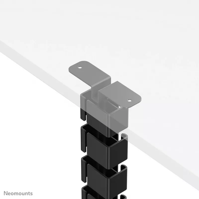 Kabeļu sakārtošanas mugurkauls Neomounts ADS06-130BL pieskrūvējams, melns, 130 mm segmenti