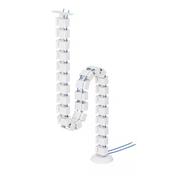 Kabeļu mugurkaula organizators Neomounts ADS06-130WH pieskrūvējams, balts, 130 mm