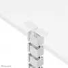 Kabeļu mugurkaula organizators Neomounts ADS06-130WH pieskrūvējams, balts, 130 mm