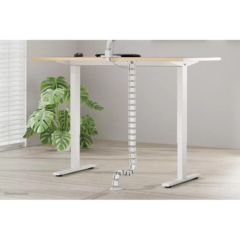 Kabeļu mugurkaula organizators Neomounts ADS06-130WH pieskrūvējams, balts, 130 mm