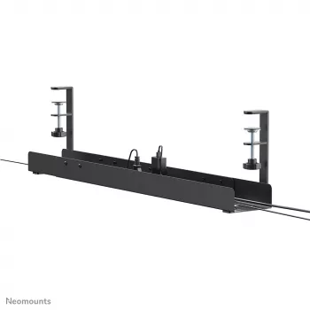 Kabeļu rene Neomounts ADS07-120BL universāla ar skavu, platums 120 mm, melna