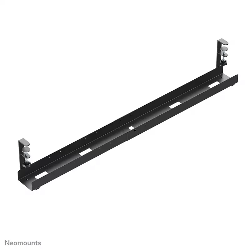 Kabeļu rene Neomounts ADS07-120BL universāla ar skavu, platums 120 mm, melna
