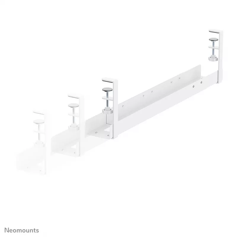 Kabeļu tekne Neomounts ADS07-120WH spailējama dizaina, universāla, balta