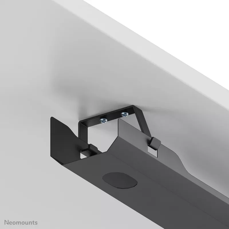 Kabeļu tekne Neomounts ADS07-122BL pieskrūvējama universāla melna, stiprināma pie sienas/plaukta