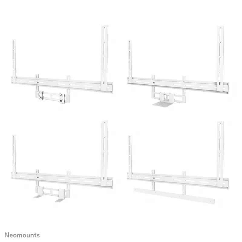Neomounts AV2-500WH Videobar komplekts 43-110 collas - VESA - maks. 10 kg - universāls
