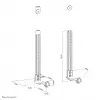 Neomounts AWL29-650BL1 videobāra/skaņu paneļa turētājs VESA - maks. 15 kg - universāls