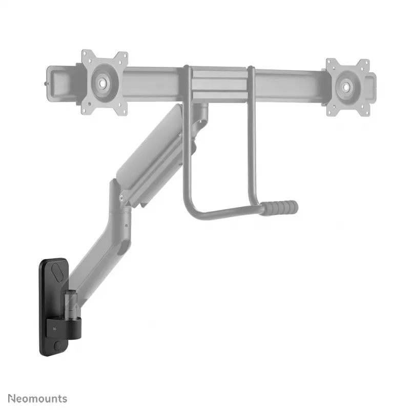 Sienas plāksne Neomounts AWL75-450BL melna alumīnija 660g 85mm