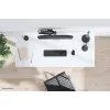 Sienas plāksne Neomounts AWL75-450BL melna alumīnija 660g 85mm