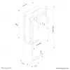 Neomounts CPU-D100SILVER CPU turētājs - maks. 30 kg - universāls