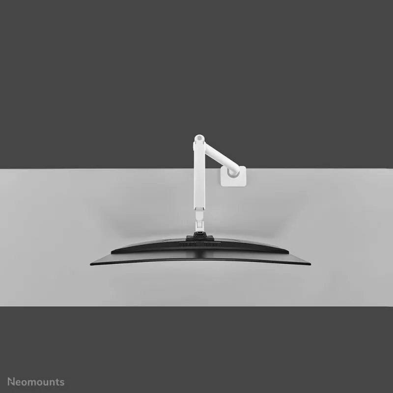 Neomounts DS70S-950WH1 monitora kronšteins 17-49 collas - gāzes atspere - virsmas stiprinājums - 180° apturēšana