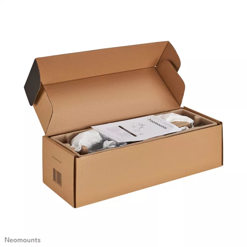 Neomounts DS70S-950WH1 monitora kronšteins 17-49 collas - gāzes atspere - virsmas stiprinājums - 180° apturēšana