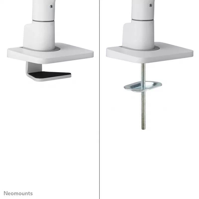 Neomounts DS70S-950WH1 monitora kronšteins 17-49 collas - gāzes atspere - virsmas stiprinājums - 180° apturēšana