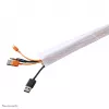 Neomounts NS-CS200WHITE kabeļu uzmava - 8-10 kabeļiem - universāla