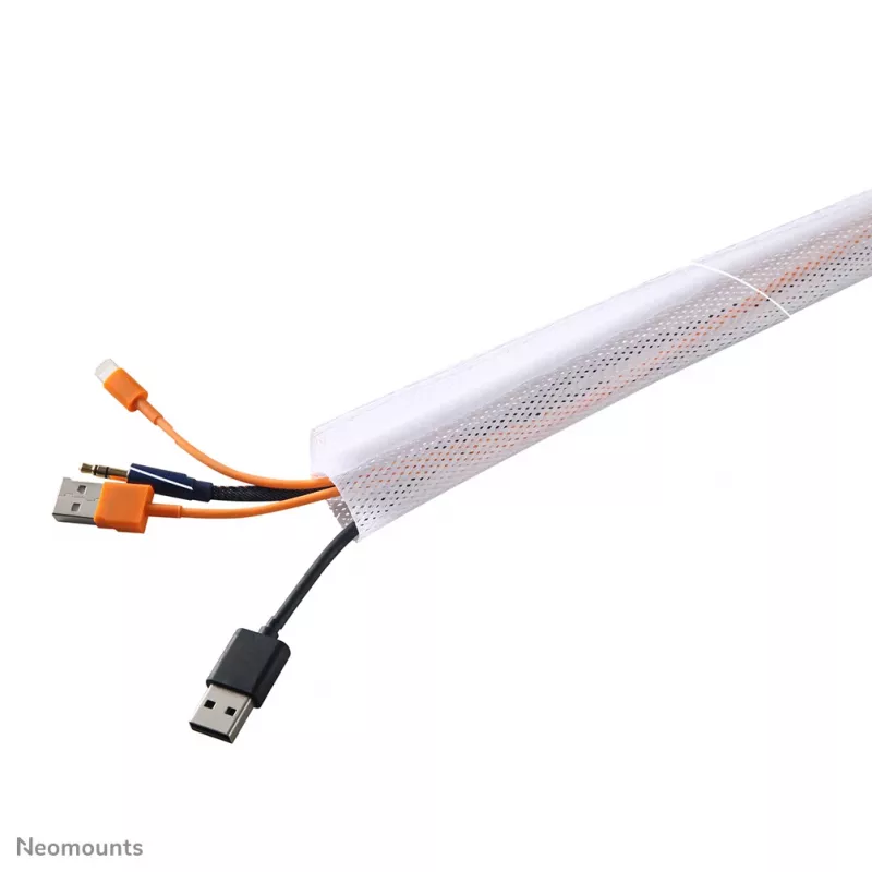 Neomounts NS-CS200WHITE kabeļu uzmava - 8-10 kabeļiem - universāla