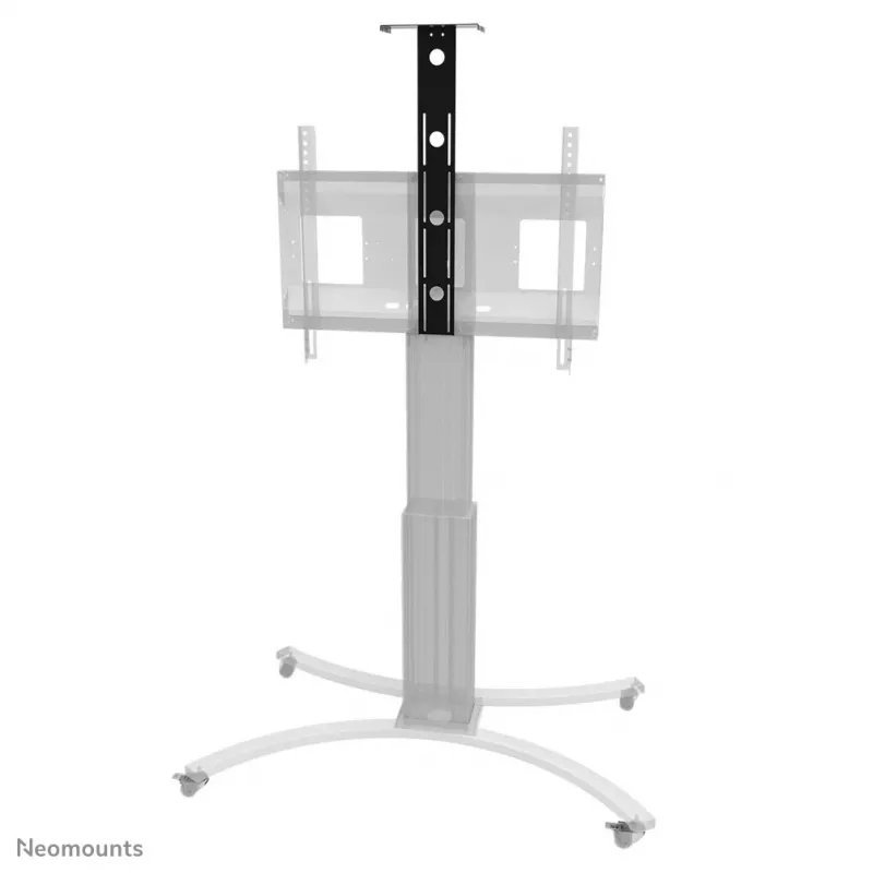 Plaukta stiprinājums Neomounts PLASMA-M2500CAMSHLF2 — šasijas plaukts kamerām, 1 displejam, maks. 6 kg, atbalsta līdz 86 collām, 247×116×803 mm, melns