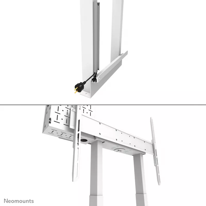 Neomounts motorizēts sienas stiprinājums WL55-875WH1, 110 kg, 55–100 collas