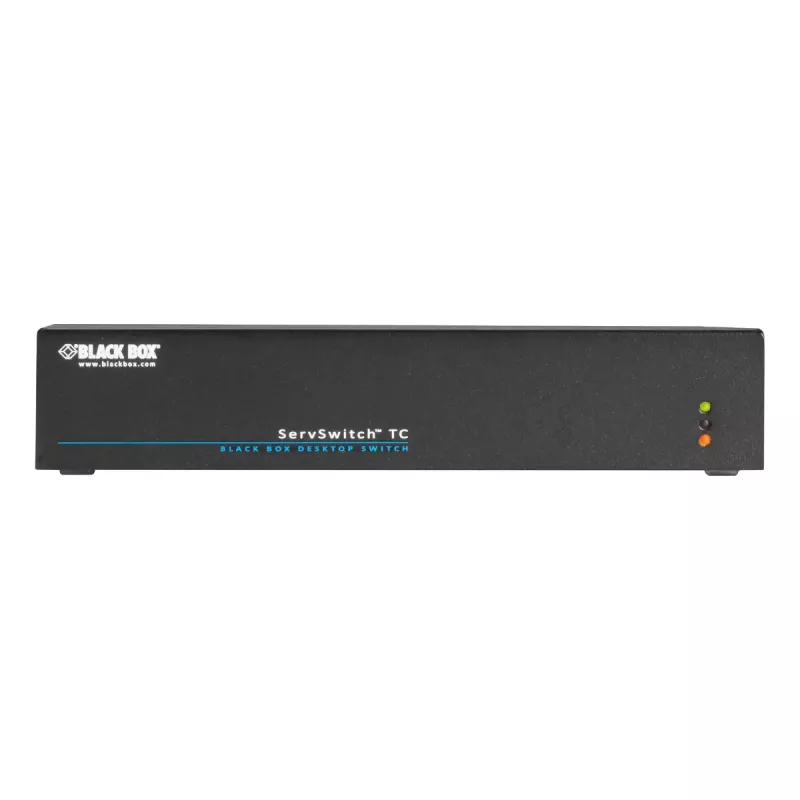 KVM slēdzis Melns Box ACX1004A-HID2 USB tastatūras pelei melns