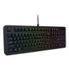 Vadu spēļu klaviatūra Lenovo K310 — pilna izmēra 100%, USB, US angļu valoda, RGB fona apgaismojums, melna, 1,8 m kabelis