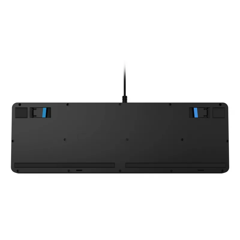 Vadu spēļu klaviatūra Lenovo K310 — pilna izmēra 100%, USB, US angļu valoda, RGB fona apgaismojums, melna, 1,8 m kabelis