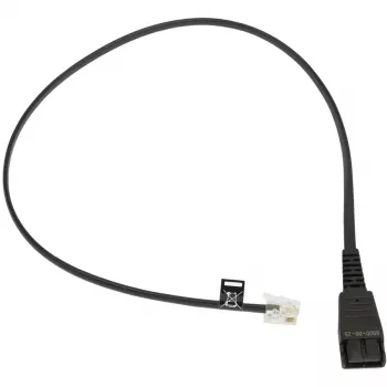 telefona kabelis Jabra 8800-00-25 0.5 m Melns