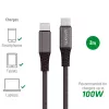 USB kabelis 4smarts 456267 3m USB C melns 0,48 Gbit/s