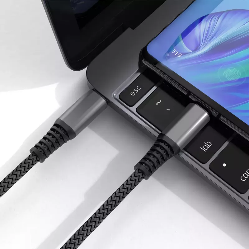 USB kabelis 4smarts 456267 3m USB C melns 0,48 Gbit/s