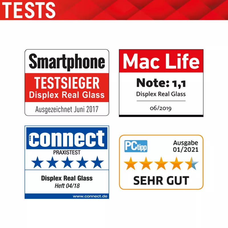 Displex ekrāna aizsargs (10H) Apple iPhone iPhone 13/13 Pro/14/16e/17e, Eco montāžas rāmis, izturīgs pret skrāpējumiem