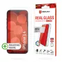 Displex ekrāna aizsargs (10H) + vāciņš Apple iPhone 14, Eco montāžas rāmis, + vāciņš, rūdīts stikls, pret skrāpējumiem izturīga aizsargplēve