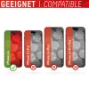 Displex ekrāna aizsargs (10H) + vāciņš Apple iPhone 14, Eco montāžas rāmis, + vāciņš, rūdīts stikls, pret skrāpējumiem izturīga aizsargplēve