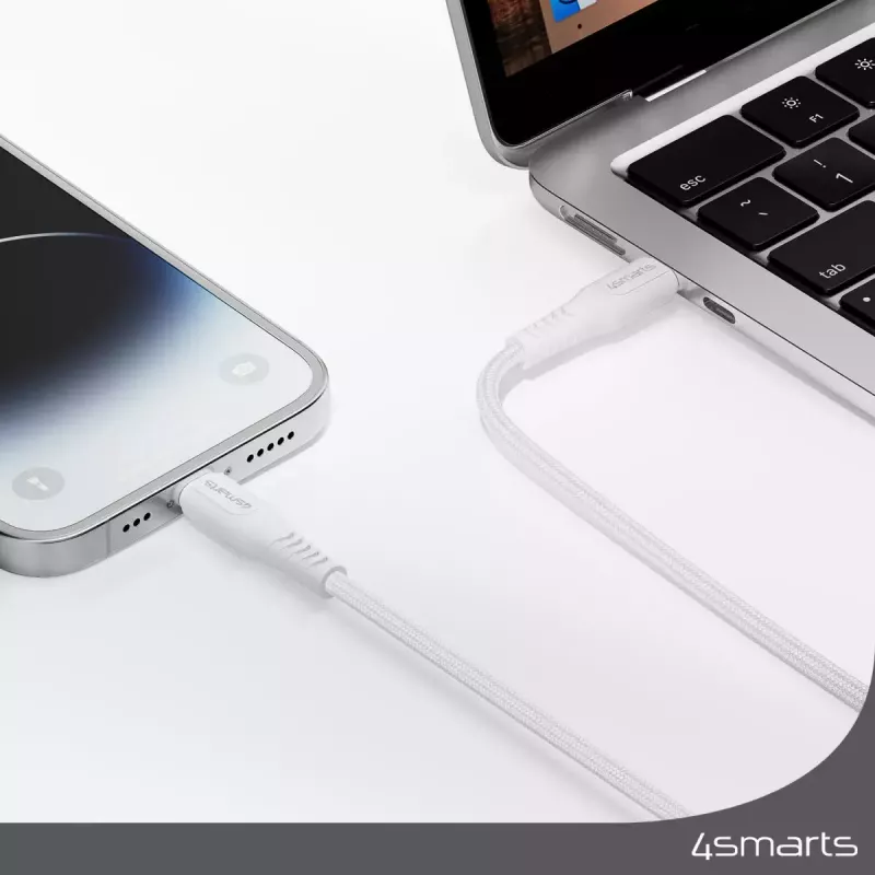 Lightning kabelis 4smarts 465592 1,5 m USB C uz Lightning