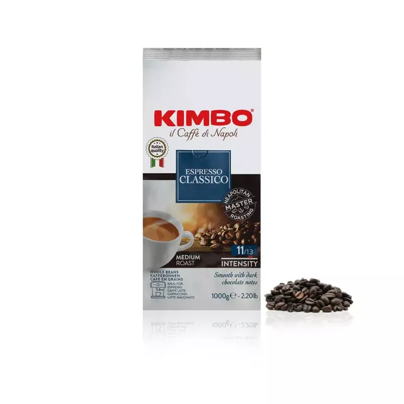 Kafijas pupiņas KIMBO 014089 Espresso Classico 1 kg vidēji grauzdēta