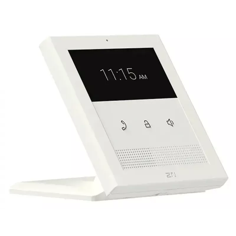 Video domofona iekštelpu bloks 2N Clip 10,9 cm (4,3 collu) LCD, 480×272, skārienjūtīgs, Balts, Gigabit Ethernet, DC/PoE
