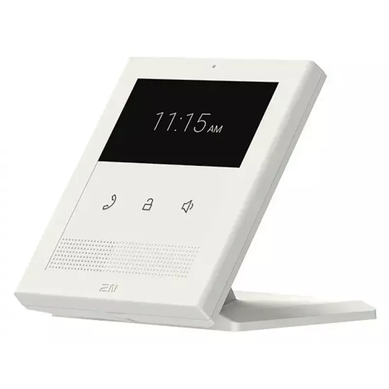 Video domofona iekštelpu bloks 2N Clip 10,9 cm (4,3 collu) LCD, 480×272, skārienjūtīgs, Balts, Gigabit Ethernet, DC/PoE