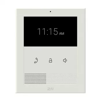 Video domofona iekštelpu bloks 2N Clip 10,9 cm (4,3 collu) LCD, 480×272, skārienjūtīgs, Balts, Gigabit Ethernet, DC/PoE