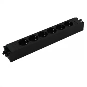Bachmann STEP BASE 6x strāvas sadalītājs GST18 6 maiņstrāvas kontaktligzdas 250V 16A