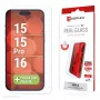 Displex Screen Protector (10H) Apple iPhone 15/15 Pro/16, Eco montāžas rāmis, skrāpējumizturīgs