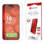 Displeja aizsargstikls Displex (10H) Apple iPhone 16 Pro, Eko montāžas rāmis, izturīgs pret skrāpējumiem