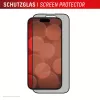 Displex privātuma ekrāna aizsargs (10H) Apple iPhone 16 Plus, Eco montāžas rāmis, privātuma filtrs