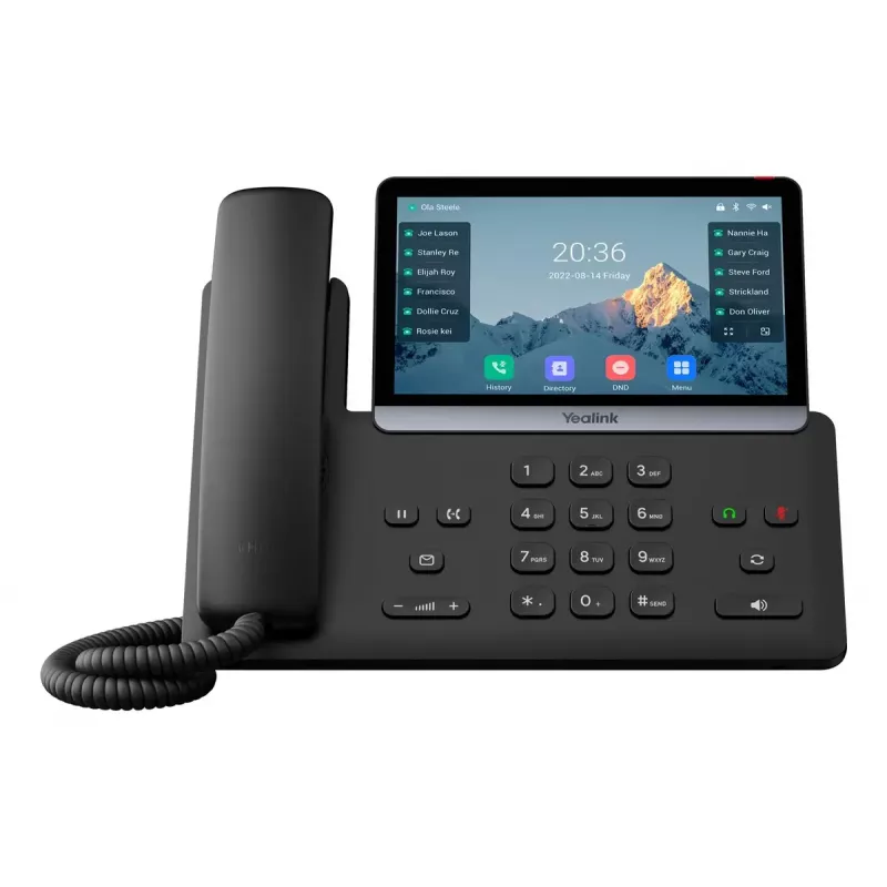 IP tālrunis Yealink SIP-T77U 7 collu skārienekrāns, HD audio, SIP galda tālrunis