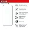 Displex Premium ekrāna aizsargs (Full Cover, 10H) Apple iPhone 17 Pro Max, Eco stiprinājuma rāmis, pilns pārklājums