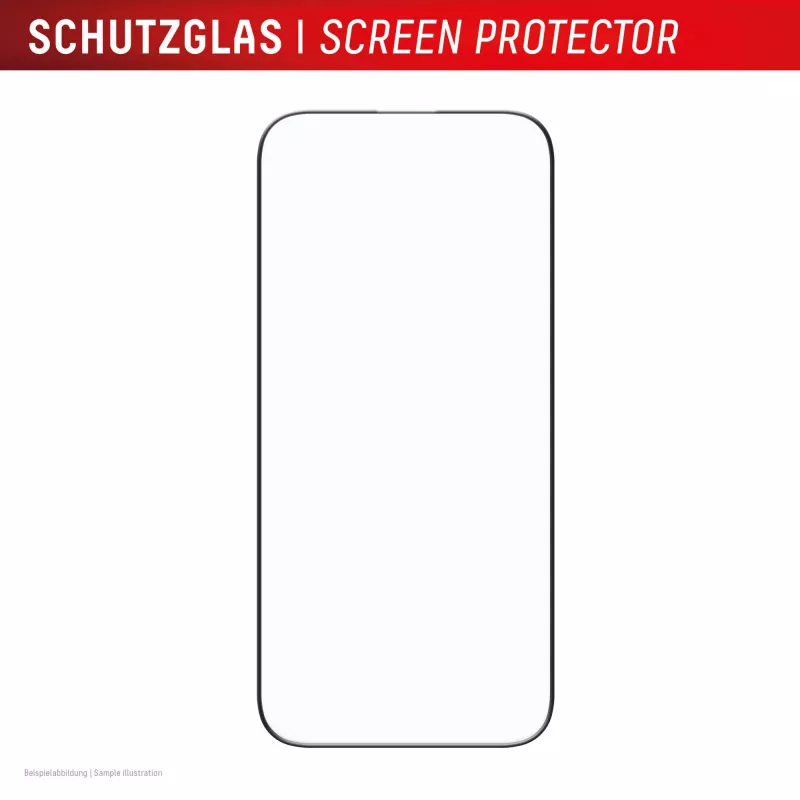 Displex Premium ekrāna aizsargstikls (pilns pārklājums, 10H) Apple iPhone Air, Eco montāžas rāmis, pilns pārklājums